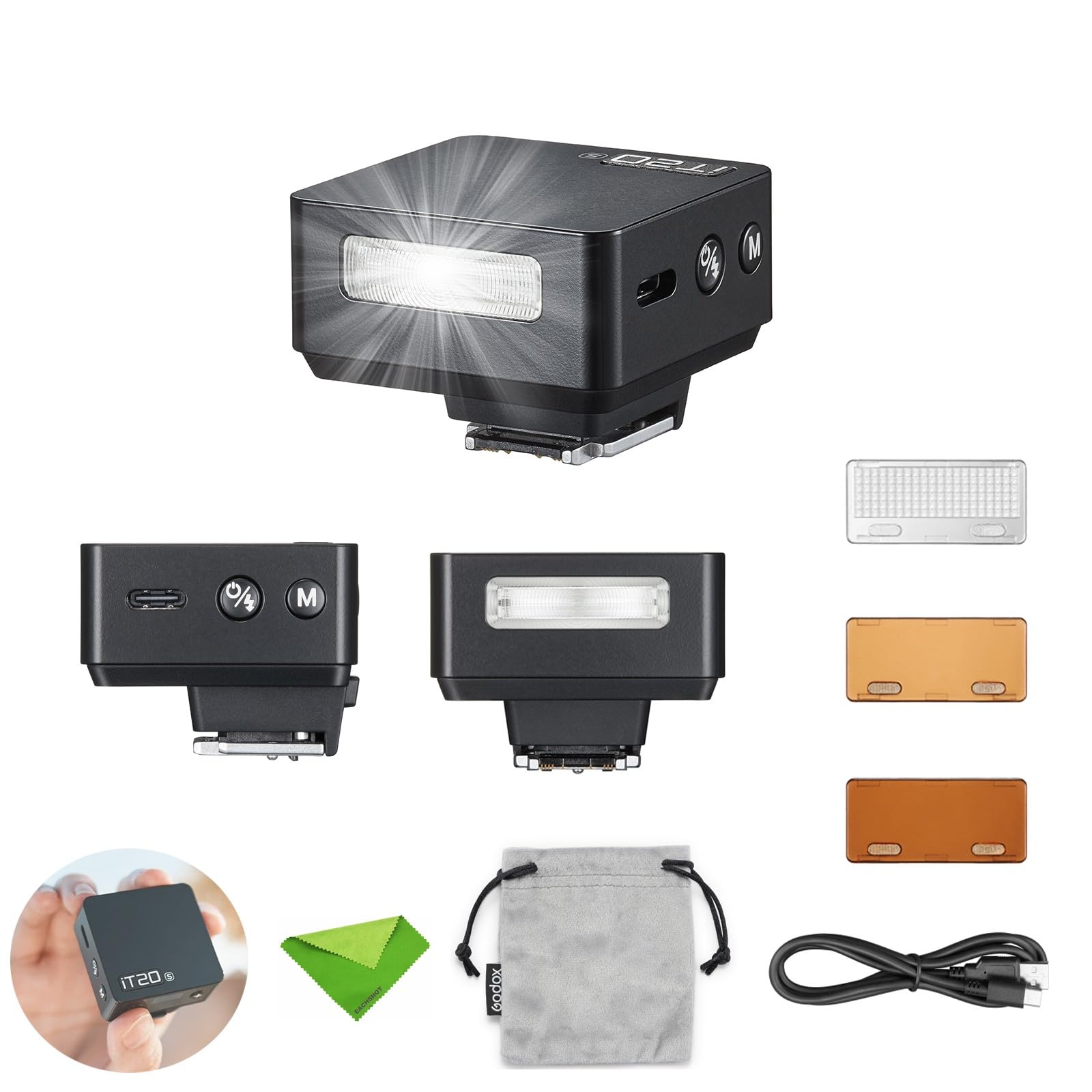 Amazon | Godox iT20 F iT20-F TTLフラッシュ（富士フイルムカメラ用